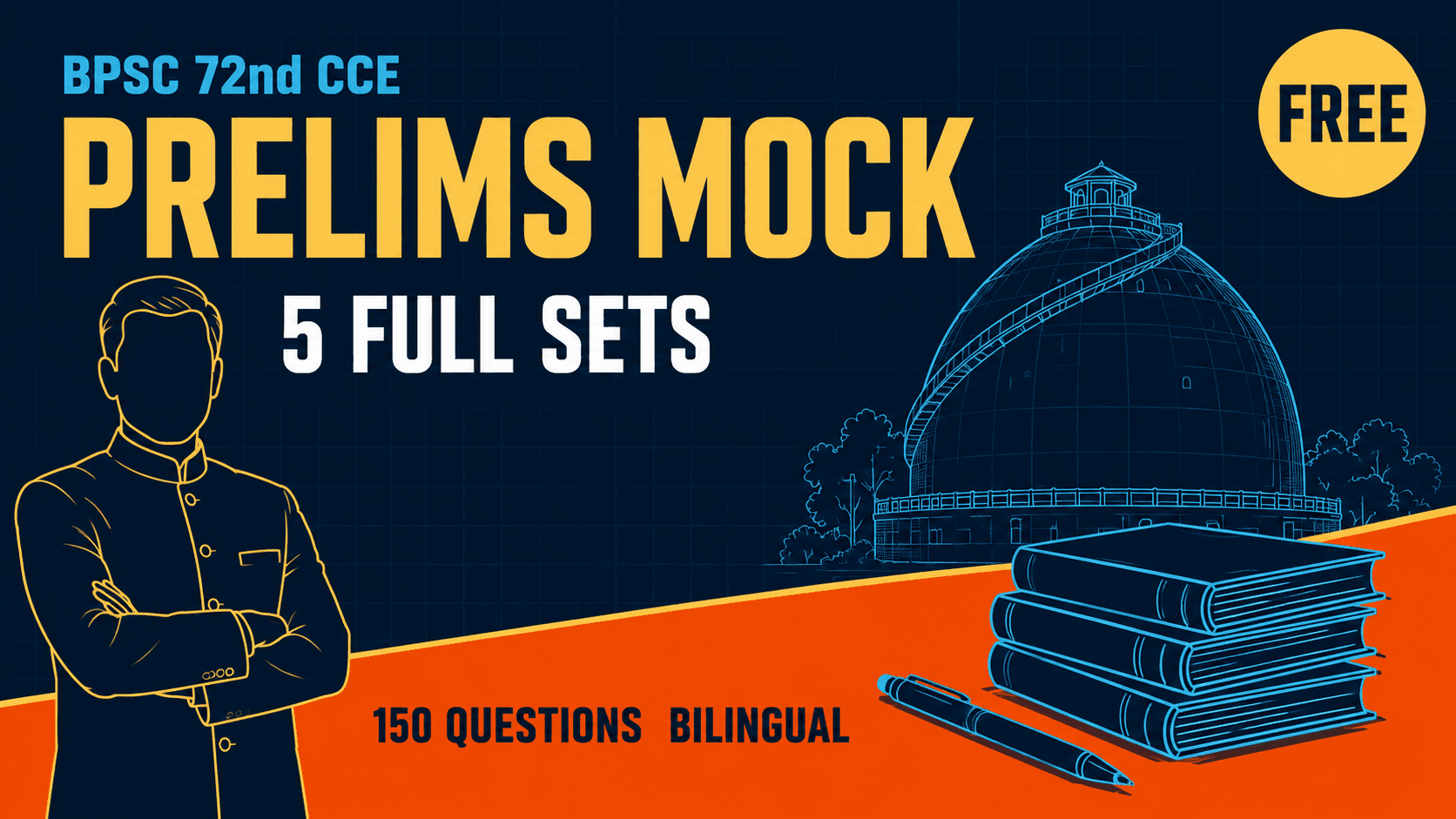 BPSC 72nd CCE Prelims Mock Test Series cover