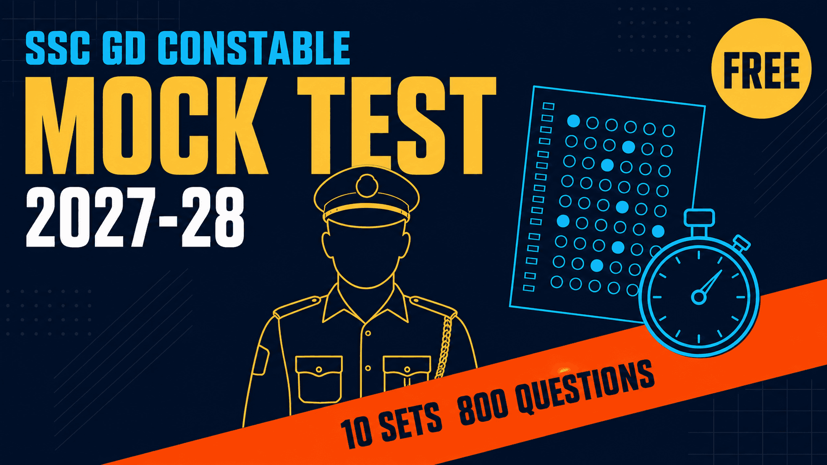 SSC GD Constable Mock Test Series 2027-28 cover