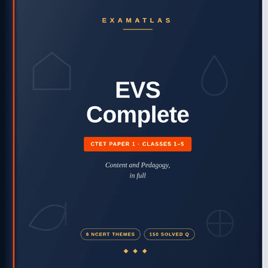 CTET Paper 1 EVS Complete: Content & Pedagogy