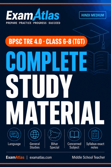 BPSC TRE 4.0 Class 6-8 (TGT) Complete Study Material — Hindi Medium