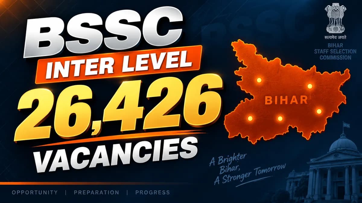 BSSC Inter Level Notification 2026: 26,426 Vacancies, Advt 02/23(A)
