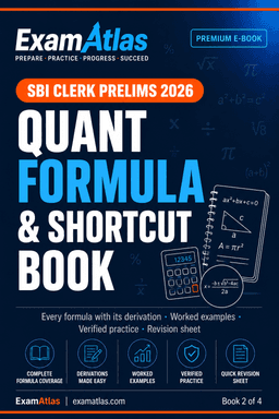 Quantitative Aptitude Formula & Shortcut Book for SBI Clerk Prelims 2026