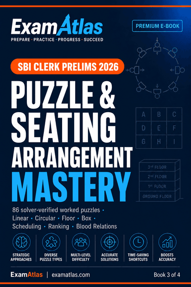 Puzzle & Seating Arrangement Mastery for SBI Clerk Prelims 2026