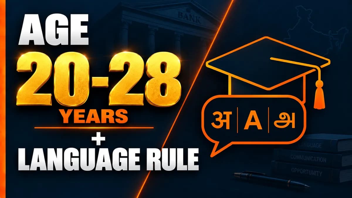 IBPS Clerk Eligibility 2026: Age Limit, Degree and the Local Language Rule