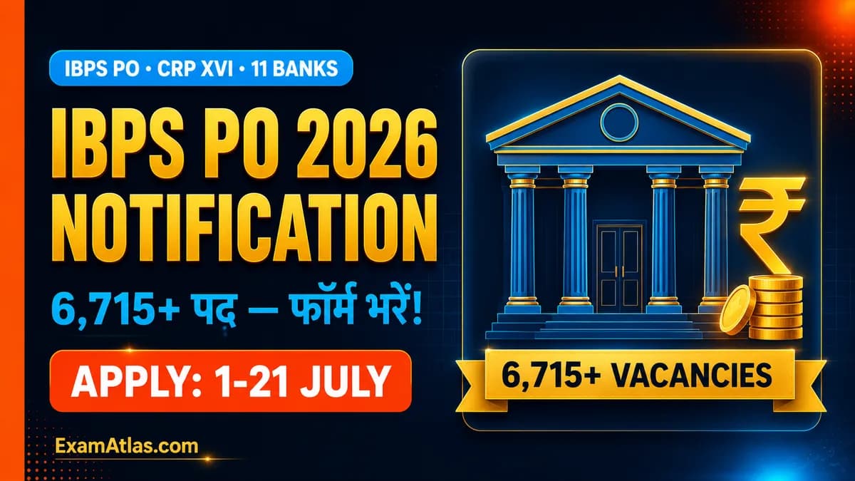 IBPS PO 2026 Notification: Vacancy, Exam Date & Apply Online
